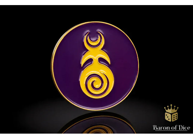 Gamers Guild AZ Baron of Dice 40mm Objective Coin - Gluttony Baron of Dice