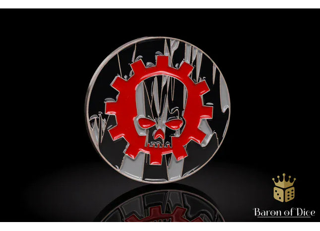 Gamers Guild AZ Baron of Dice 40mm Objective Coin - Machine Baron of Dice