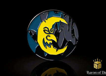 Gamers Guild AZ Baron of Dice 40mm Objective Coin - Moon Baron of Dice