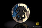 Gamers Guild AZ Baron of Dice 40mm Objective Coin - Necromantic Skeleton Baron of Dice