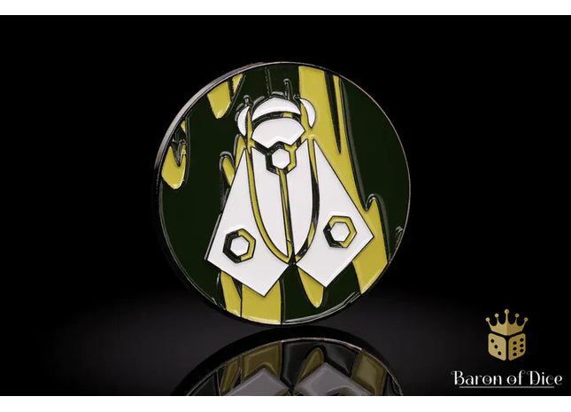 Gamers Guild AZ Baron of Dice 40mm Objective Coin - Rot Fly Baron of Dice