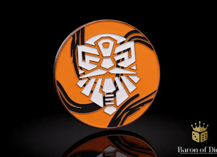 Gamers Guild AZ Baron of Dice 40mm Objective Coin - Space Dwarf Baron of Dice