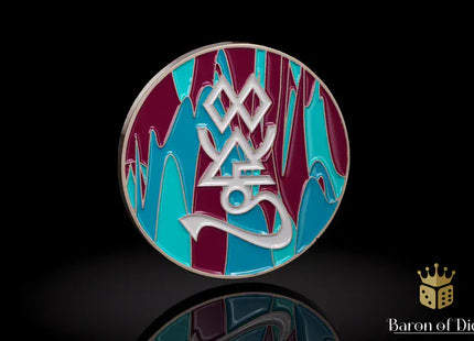 Gamers Guild AZ Baron of Dice 40mm Objective Coin - Space Elves Baron of Dice