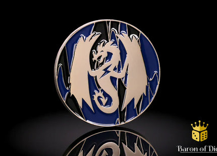 Gamers Guild AZ Baron of Dice 40mm Objective Coin - Storm Dragon Baron of Dice