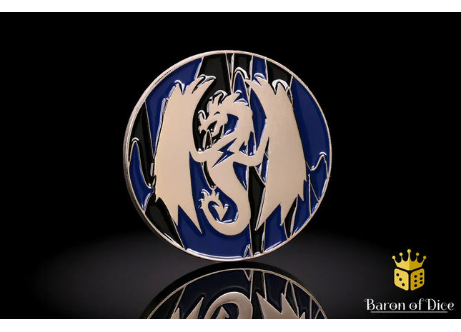 Gamers Guild AZ Baron of Dice 40mm Objective Coin - Storm Dragon Baron of Dice
