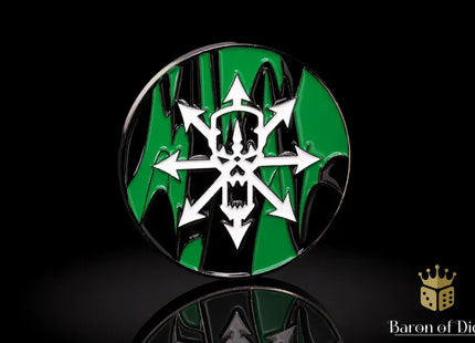 Gamers Guild AZ Baron of Dice 40mm Objective Coin - Tainted Knights Baron of Dice