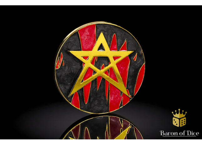 Gamers Guild AZ Baron of Dice Baron of Dice: 40mm Baron's Coin - Trench Crusade | Heretic Legion Baron of Dice