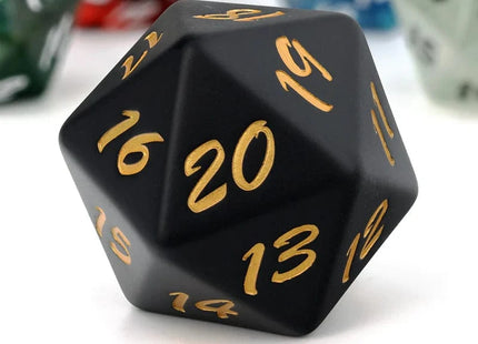 Gamers Guild AZ Baron of Dice Baron of Dice: Big Ass D20 - Black Decay Baron of Dice