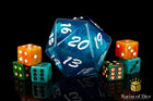 Gamers Guild AZ Baron of Dice Baron of Dice: Big Ass D20 - Blue Island Baron of Dice