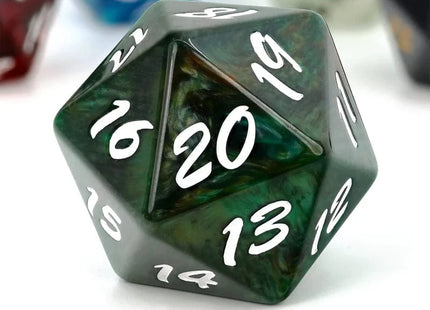 Gamers Guild AZ Baron of Dice Baron of Dice: Big Ass D20 - Green Nature Baron of Dice
