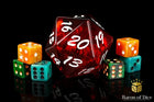 Gamers Guild AZ Baron of Dice Baron of Dice: Big Ass D20 - Red Fire Baron of Dice