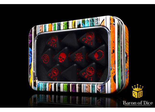 Gamers Guild AZ Baron of Dice Baron of Dice: Black Night Dice - D8  Set Baron of Dice