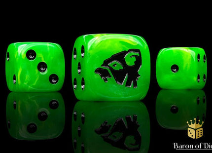 Gamers Guild AZ Baron of Dice Baron of Dice: Bubonic Rats Dice / Round Corner Baron of Dice