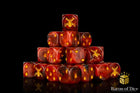 Gamers Guild AZ Baron of Dice Baron of Dice: Chain Blades Dice - Blood Red / Squared Corner (x25) Baron of Dice