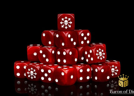 Gamers Guild AZ Baron of Dice Baron of Dice: Chaos Skull Dice / Round Corner Baron of Dice