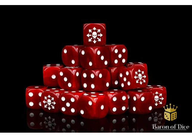 Gamers Guild AZ Baron of Dice Baron of Dice: Chaos Skull Dice / Round Corner Baron of Dice
