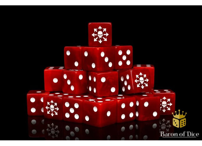 Gamers Guild AZ Baron of Dice Baron of Dice: Chaos Skull Dice / Square Corner Baron of Dice