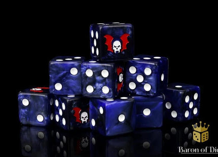 Gamers Guild AZ Baron of Dice Baron of Dice: Claws of Midnight Square 16mm Dice Baron of Dice