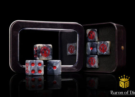Gamers Guild AZ Baron of Dice Baron of Dice: Court of the Seven-Headed Serpent - Official Trench Crusade Dice Set Baron of Dice