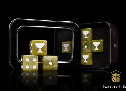 Gamers Guild AZ Baron of Dice Baron of Dice: Cult of the Black Grail - Official Trench Crusade Dice Set Baron of Dice