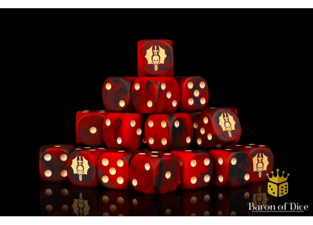 Gamers Guild AZ Baron of Dice Baron of Dice: Cursed Vampire Dice - Set of 25 Baron of Dice