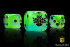 Gamers Guild AZ Baron of Dice Baron of Dice: Day of the Dead Dice - Scarab Dice / Round Corner Baron of Dice