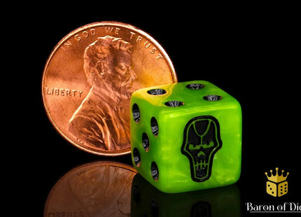 Gamers Guild AZ Baron of Dice Baron of Dice: Day of the Dead Dice - Skull Baron of Dice