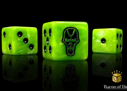 Gamers Guild AZ Baron of Dice Baron of Dice: Day of the Dead Dice - Skull Baron of Dice