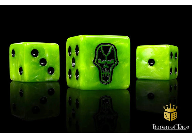 Gamers Guild AZ Baron of Dice Baron of Dice: Day of the Dead Dice - Skull Baron of Dice
