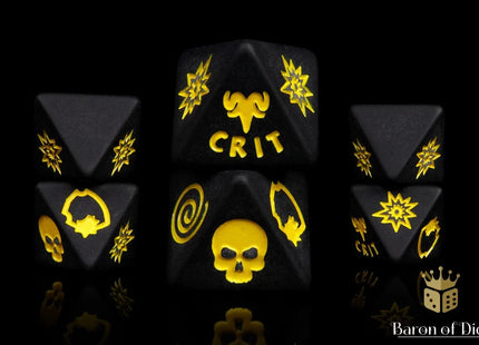 Gamers Guild AZ Baron of Dice Baron of Dice: Devil Incarnate Dice - D8 Set Baron of Dice