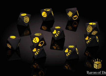 Gamers Guild AZ Baron of Dice Baron of Dice: Devil Incarnate Dice - D8 Set Baron of Dice