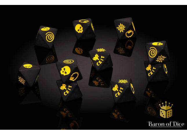 Gamers Guild AZ Baron of Dice Baron of Dice: Devil Incarnate Dice - D8 Set Baron of Dice