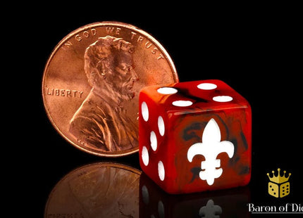 Gamers Guild AZ Baron of Dice Baron of Dice: Fleur De Lis, Dice / 12mm Mini Baron of Dice