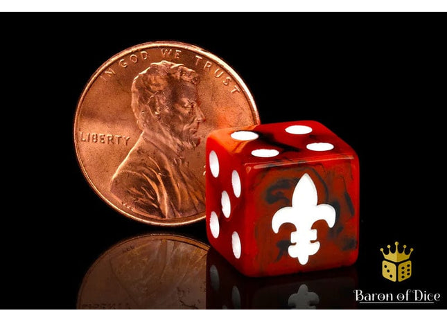 Gamers Guild AZ Baron of Dice Baron of Dice: Fleur De Lis, Dice / 12mm Mini Baron of Dice