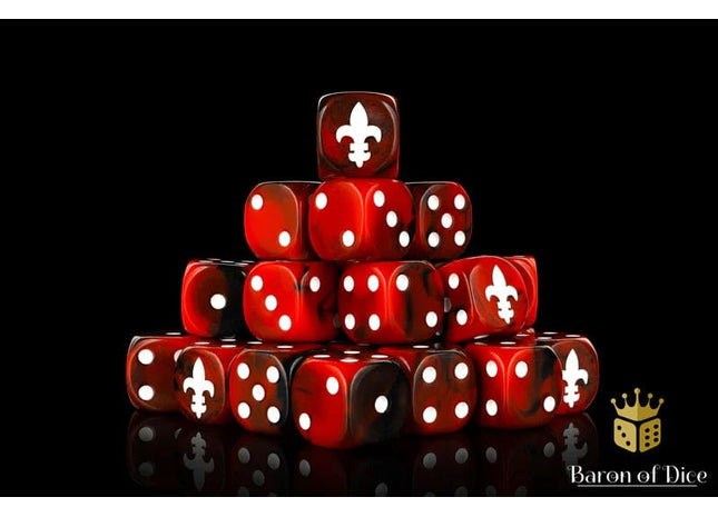 Gamers Guild AZ Baron of Dice Baron of Dice: Fleur De Lis,  Dice / Round Corner Baron of Dice