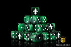 Gamers Guild AZ Baron of Dice Baron of Dice: Fleur De Lis Green 16mm Dice / Round Corner Baron of Dice