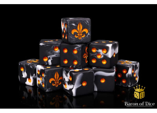 Gamers Guild AZ Baron of Dice Baron of Dice: Fleur De Lis, Heritage, Dice / Square Corner Baron of Dice