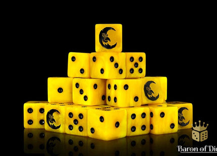 Gamers Guild AZ Baron of Dice Baron of Dice: Full Moon Dice / Square Corner Baron of Dice