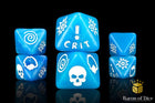 Gamers Guild AZ Baron of Dice Baron of Dice: Generic Blue D8 Dice  Set Baron of Dice