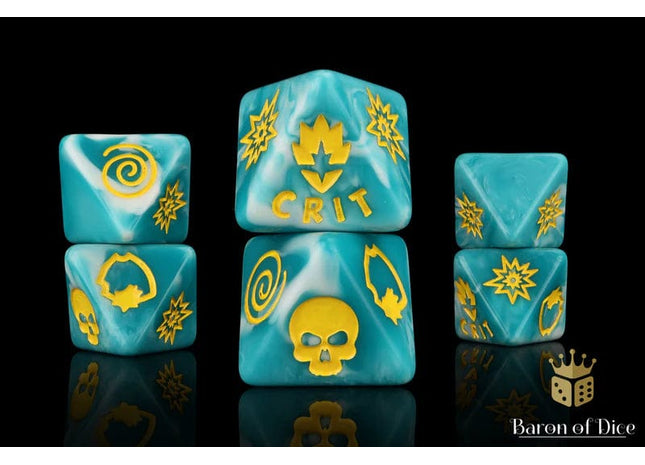 Gamers Guild AZ Baron of Dice Baron of Dice: Guardians D8 Dice  Set Baron of Dice