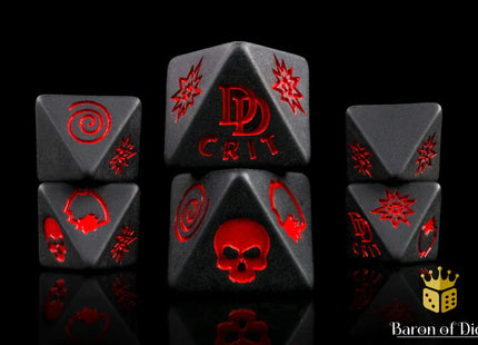 Gamers Guild AZ Baron of Dice Baron of Dice: Hells Kitchen D8 Dice Set Baron of Dice