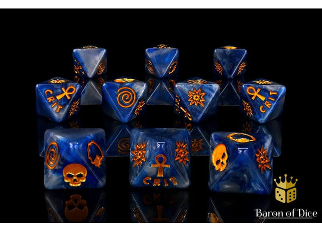 Gamers Guild AZ Baron of Dice Baron of Dice: Judgement Day D8 Dice  Set Baron of Dice