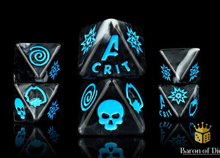 Gamers Guild AZ Baron of Dice Baron of Dice: Lady Warriors D8 Dice  Set Baron of Dice