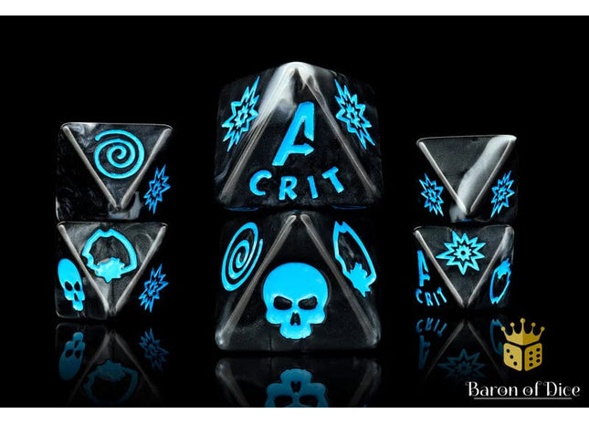 Gamers Guild AZ Baron of Dice Baron of Dice: Lady Warriors D8 Dice  Set Baron of Dice