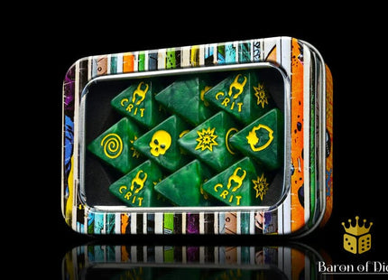 Gamers Guild AZ Baron of Dice Baron of Dice: Loki's Mischief D8 Dice  Set Baron of Dice