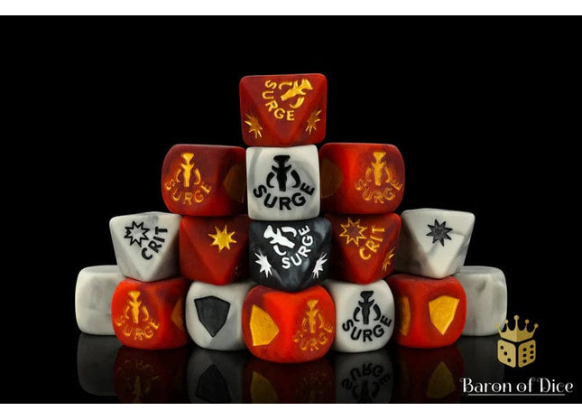 Gamers Guild AZ Baron of Dice Baron of Dice: Matte Finish, Bounty Hunter, Dice Set (50ct) Baron of Dice