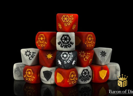 Gamers Guild AZ Baron of Dice Baron of Dice: Matte Finish, Confederacy, Dice Set (x50) Baron of Dice