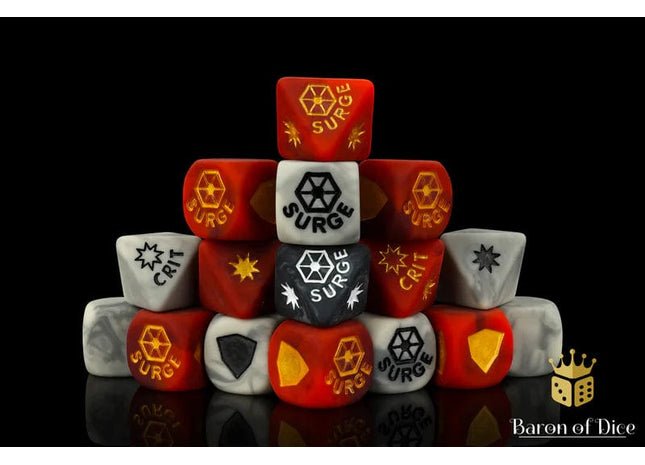 Gamers Guild AZ Baron of Dice Baron of Dice: Matte Finish, Confederacy, Dice Set (x50) Baron of Dice