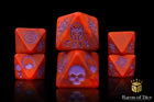 Gamers Guild AZ Baron of Dice Baron of Dice: Menacing Mutants - Red Matte D8 Dice  Set Baron of Dice