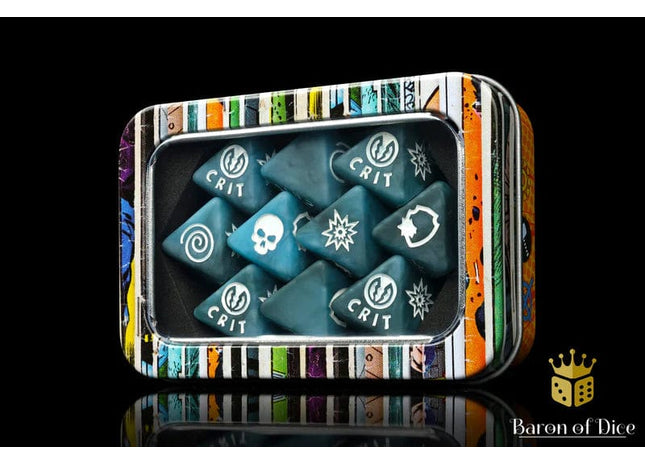 Gamers Guild AZ Baron of Dice Baron of Dice: Moon Bolt D8 Dice  Set Baron of Dice